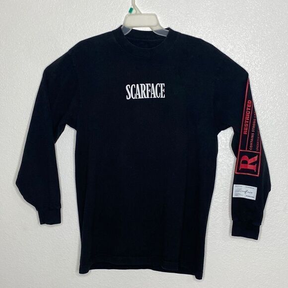 SCARFACE X SHOE PALACE Men’s Black Thick Cotton T Shirt Size L - Picture 2 of 5